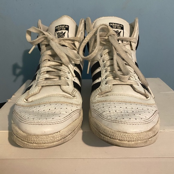 Adidas Top Ten Running White/Core Black - Picture 2 of 8